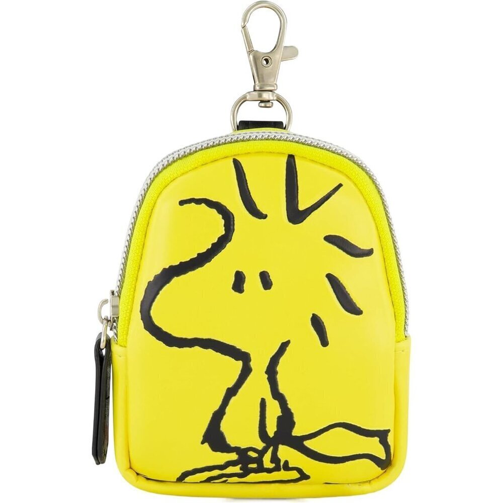 Peanuts Woodstock Coin Purse Wallet Keychain Mini Storage for Cash and Cards